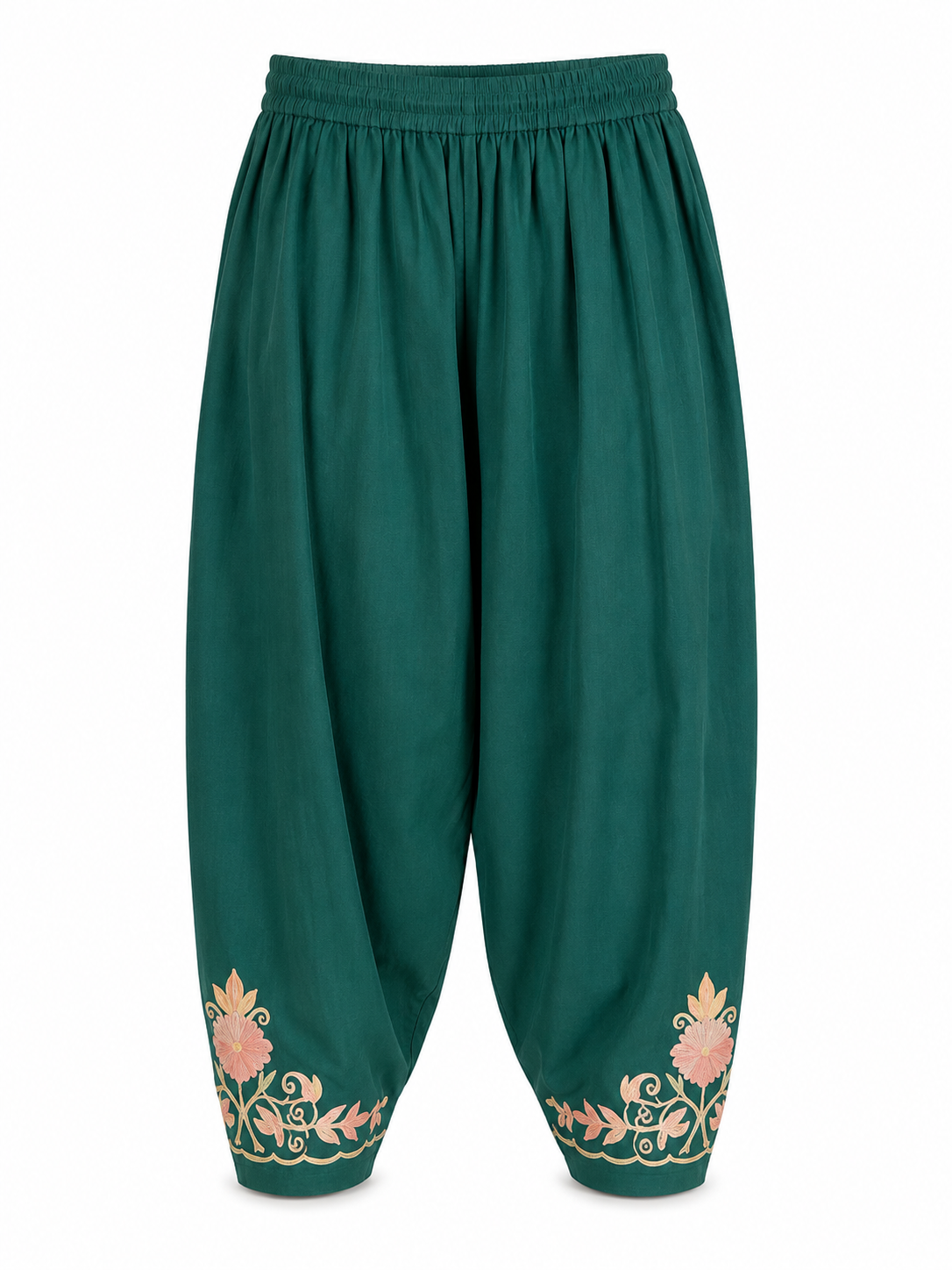 Kashmir Aari cotton Co-Ord Set | Dark Teal